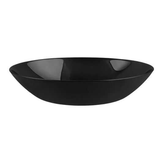 صحن شوربة اوبال اسود 20 سم لومينارك - Rekaz Home