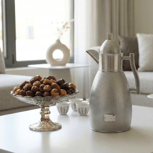 دلة قهوة نوڤل بلون الستيل سعة ١ لتر - Rekaz Home
