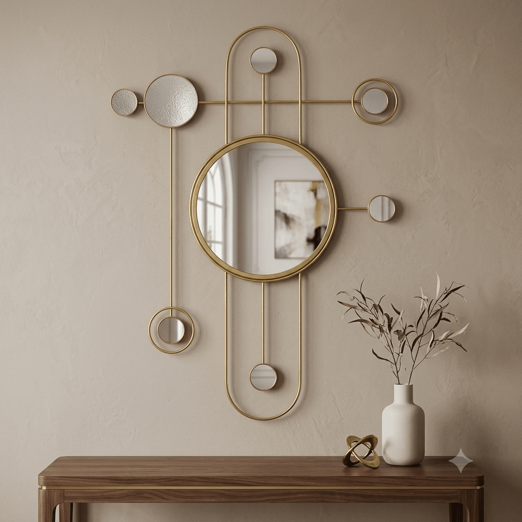 برواز مذهب مرايا 80*50 سم - Rekaz Home