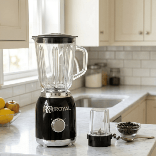 خلاط كهربائي رويال 1.5 لتر- أسود - Rekaz Home