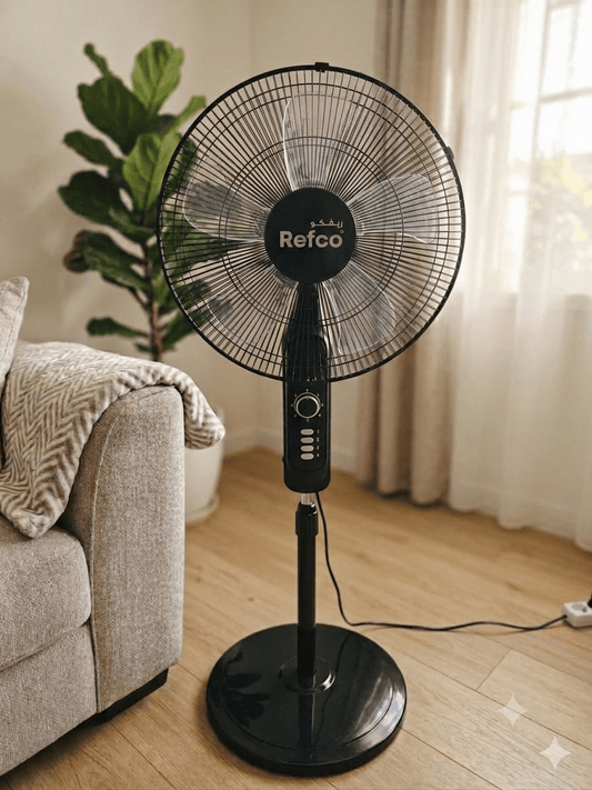 مروحة ستاند 18 انش 5 شفرات ريفكو - Rekaz Home