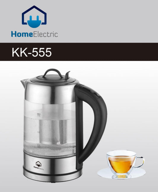 هيتر زجاج و ستانلس k555 هوم اليكتريك