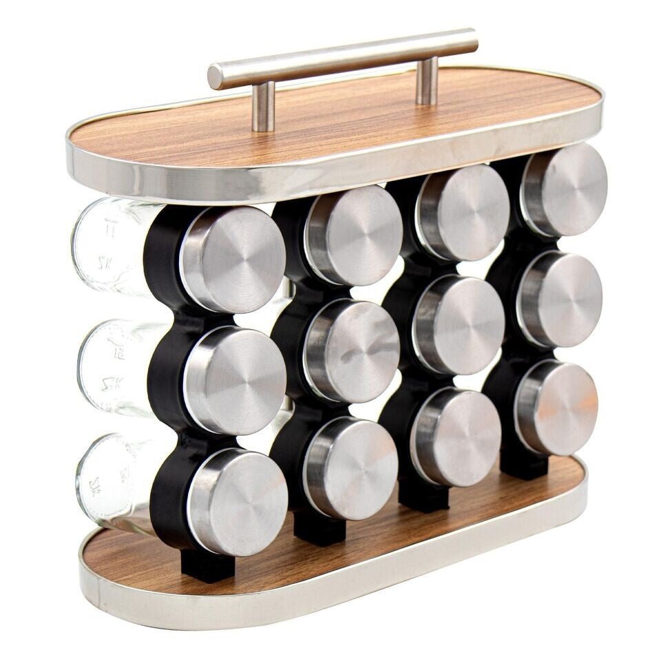طقم بهارات مع ستاند عدد 12 - Rekaz Home