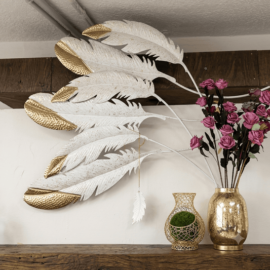 برواز مذهب ريش 90*70 سم معدن - Rekaz Home