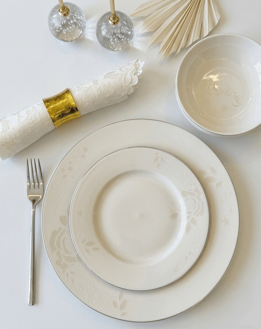 طقم سفرة فاخر 24 قطعة من نوفل - Rekaz Home