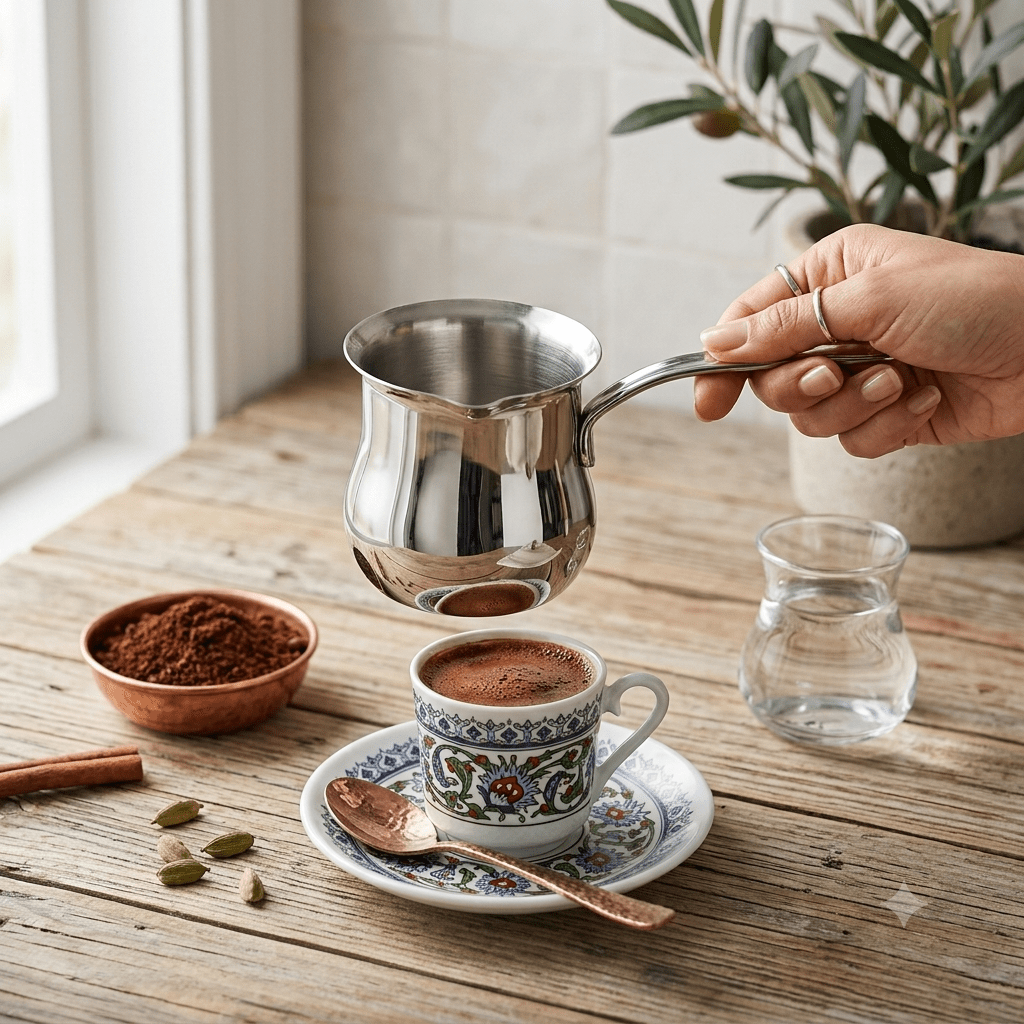 بكرج قهوة ستانلس ستيل الجمل - Rekaz Home