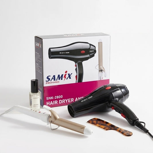 طقم سشوار + فير شعر من Samix - Rekaz Home