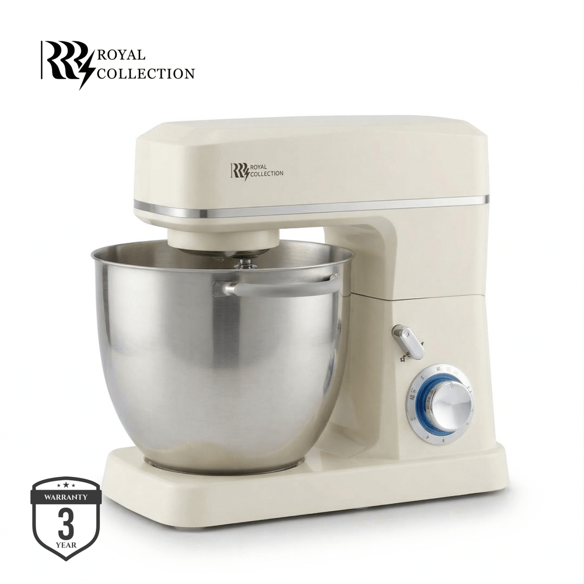 عجانة كهربائية رويال 1600W -بيج - Rekaz Home
