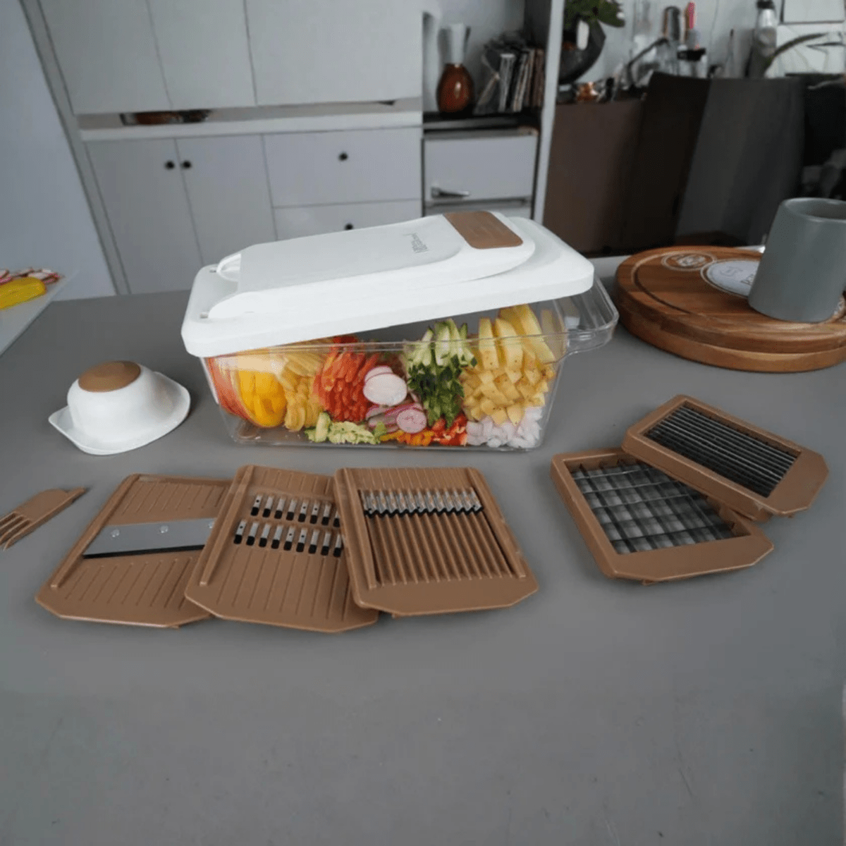 قطاعة خضروات رويال | 5 قطع كبيرة - Rekaz Home