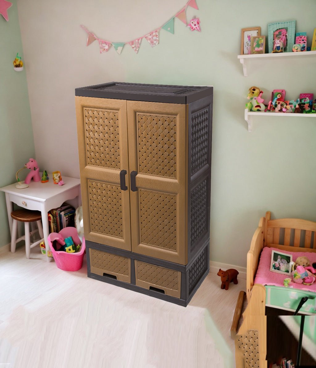 خزانة كلاسيك صغيرة بدرجين وألوان متعددة - من سامبا - Rekaz Home