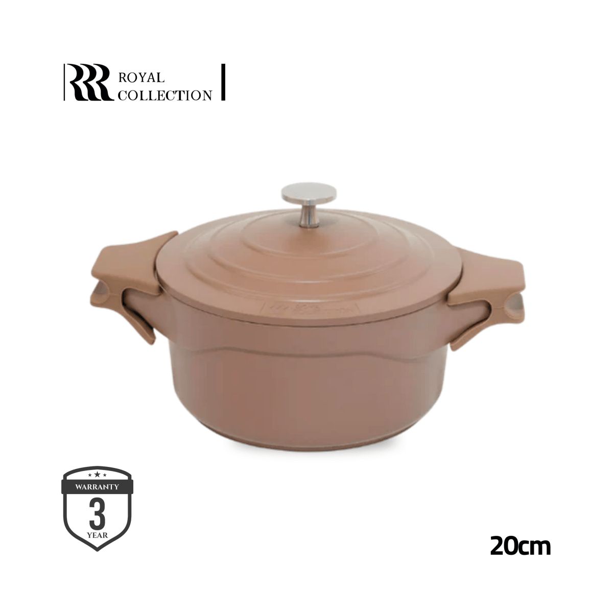 طناجر كاست المنيوم الرويال | موكا | متوفر بأحجام متعددة - Rekaz Home