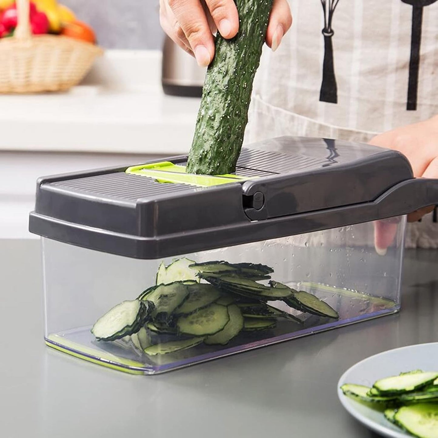 مجموعة قطاعة خضراوات متعددة الوظائف 16 في 1 - Rekaz Home