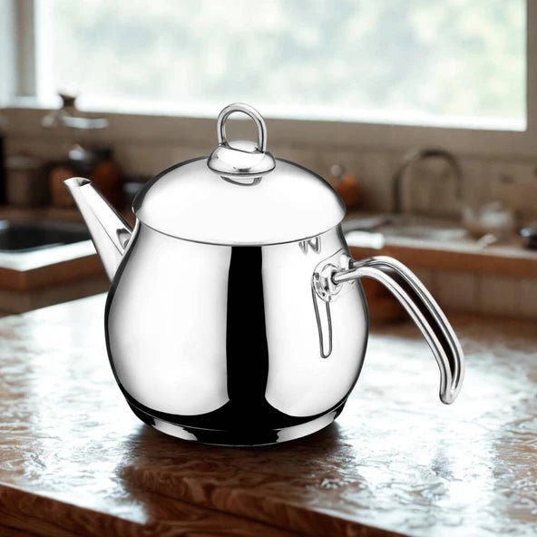 ابريق شاي تركي ستانلس - Rekaz Home
