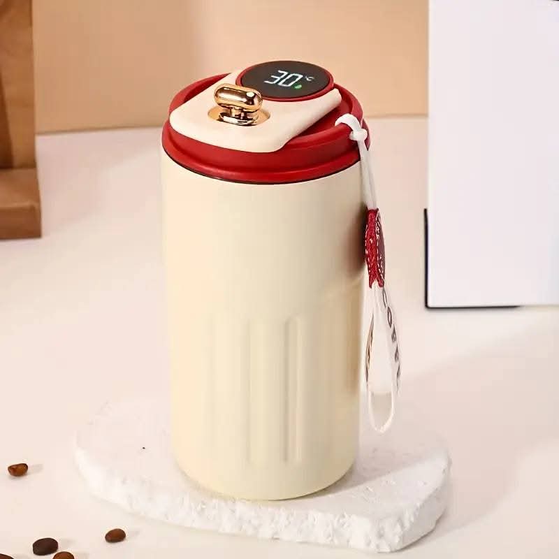 مطرة ستانلس ستيل مع حساس حرارة 460 مل