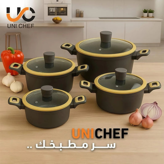 طنجرة تيتانيوم تركي من Uni Chef - Rekaz Home