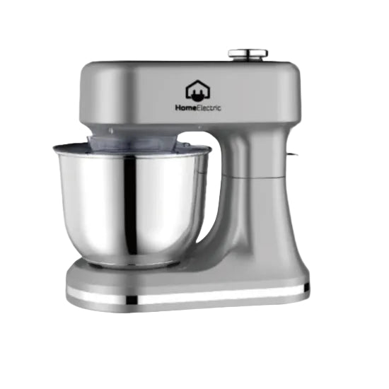 Home electric Stand Mixer, 5Lit, 1500Watts, Silver - Rekaz Home