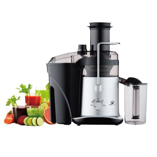 Home electric Juicer, 800Watts, Black & Silver - Rekaz Home