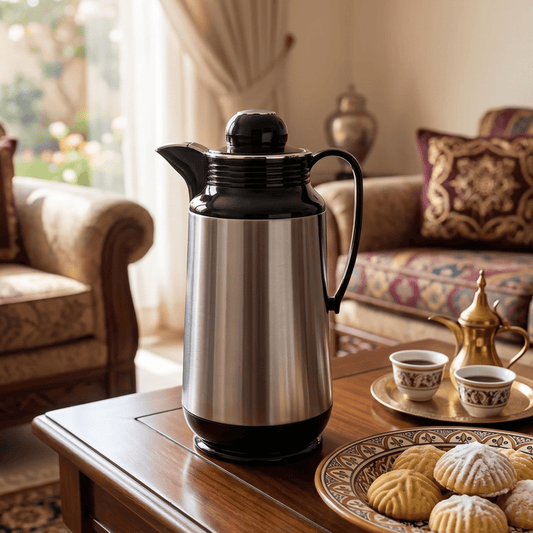 دلة قهوة السيف ستانلس ستيل سعة 1 لتر - Rekaz Home