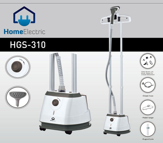 Home Electric Garment Steamer, 2Lit, 1960Watts, White - Rekaz Home