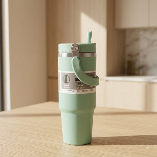 مج ستانلس 900 مل مع شلمونة ستانلي - Rekaz Home