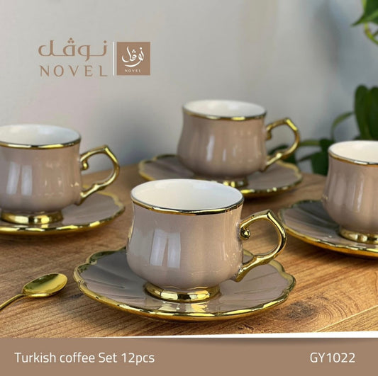فناجين قهوة عدد 12 من براند Novel - Rekaz Home