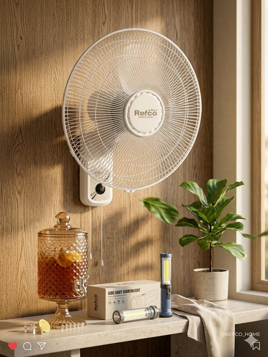 مروحة حائط 16 انش 5 شفرات ريفكو - Rekaz Home