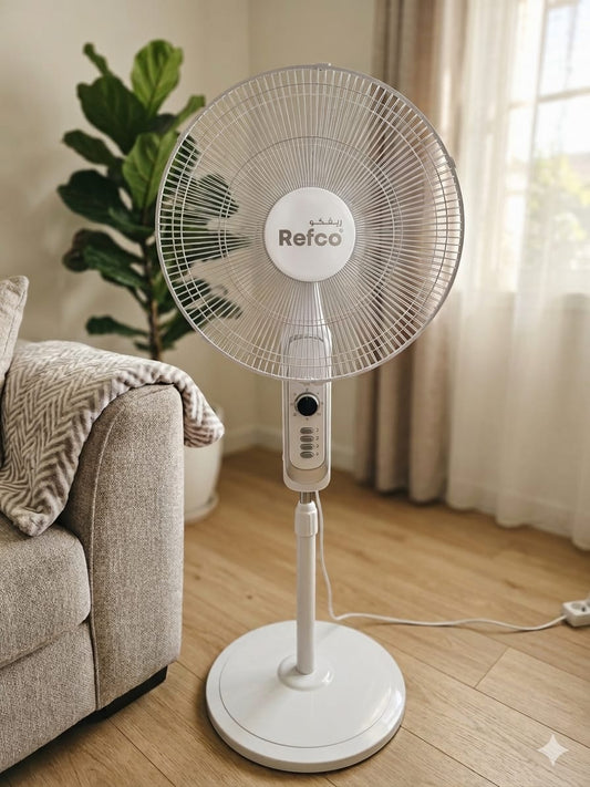 مروحة ستاند 18 انش 5 شفرات ريفكو - Rekaz Home