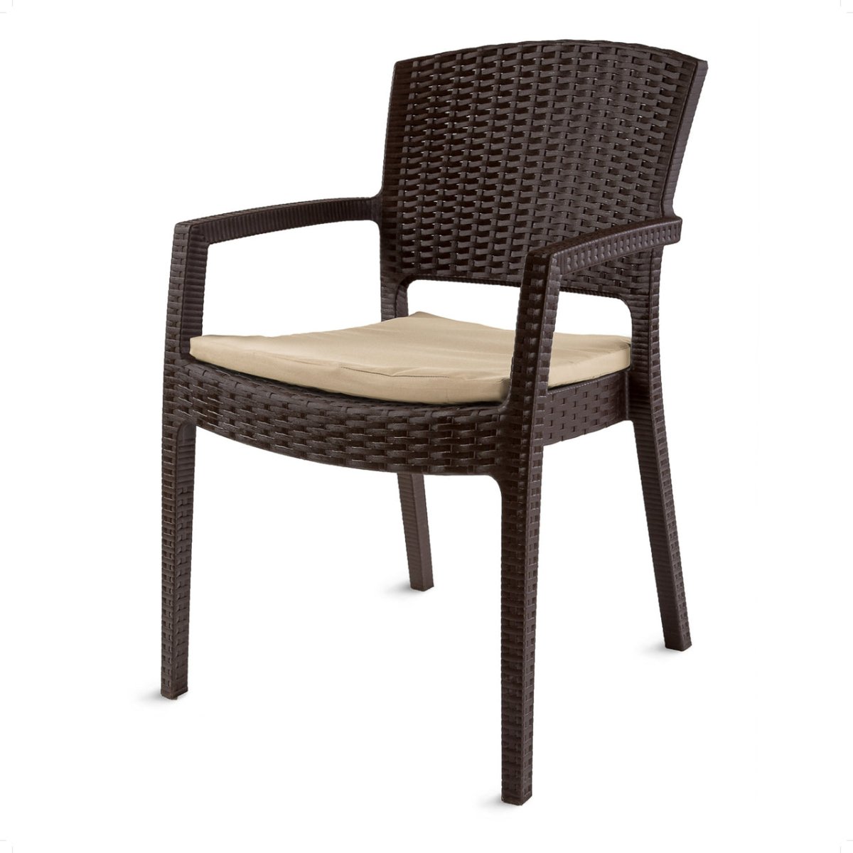 كرسي الجواهر البلاستيكي المتين للمنزل والحديقة - من سامبا - Rekaz Home