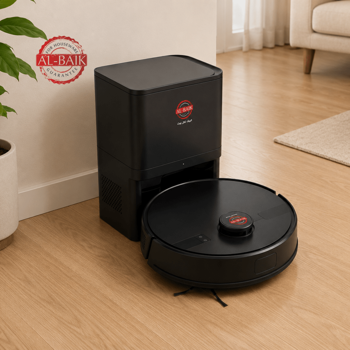 مكنسة الروبوت البيك | شفط 5000 | تنظيف رطب وجاف - Rekaz Home