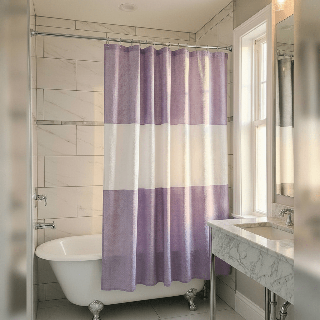 برداية شاور واتربروف متوفرة ب 6 ألوان، قياس 180*180 سم - Rekaz Home
