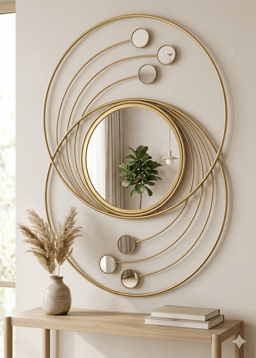 برواز مذهب مرايا 85*55 سم - Rekaz Home