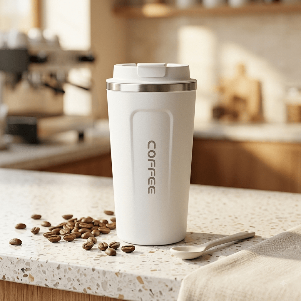 مج حراري ستانلس ستيل 480 مل coffee - Rekaz Home