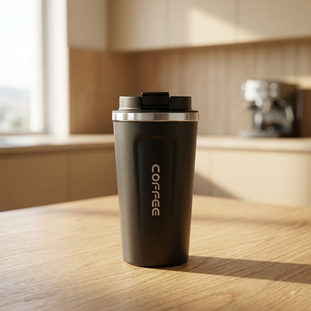 مج حراري ستانلس ستيل 480 مل coffee - Rekaz Home