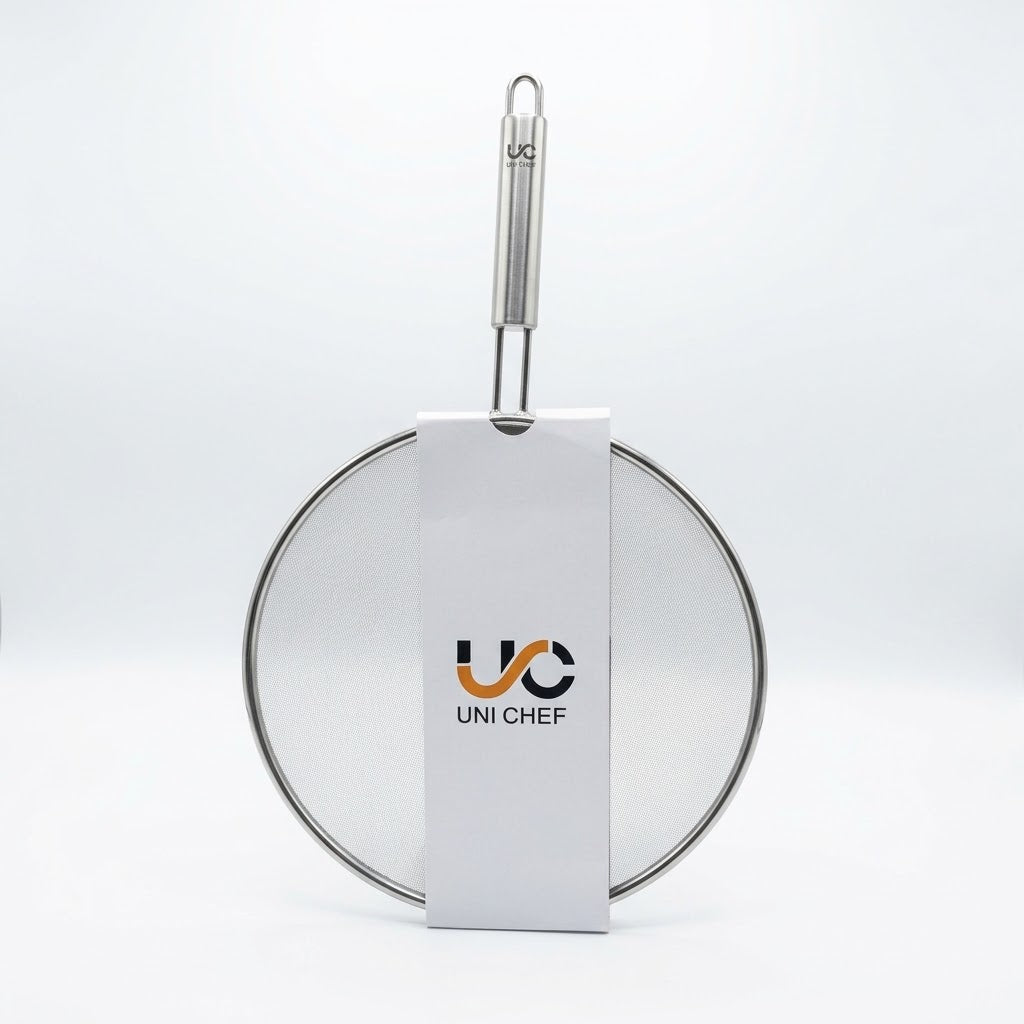 مانع طرطشة ستانلس ستيل ثقيل من UniChef - Rekaz Home