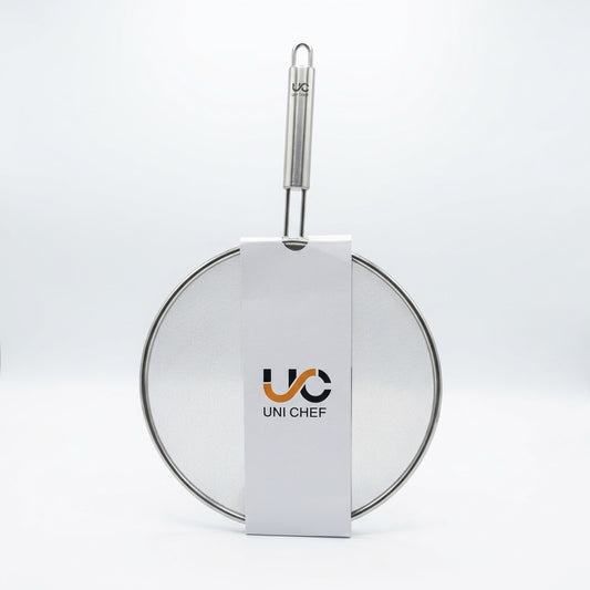مانع طرطشة ستانلس ستيل ثقيل من UniChef - Rekaz Home