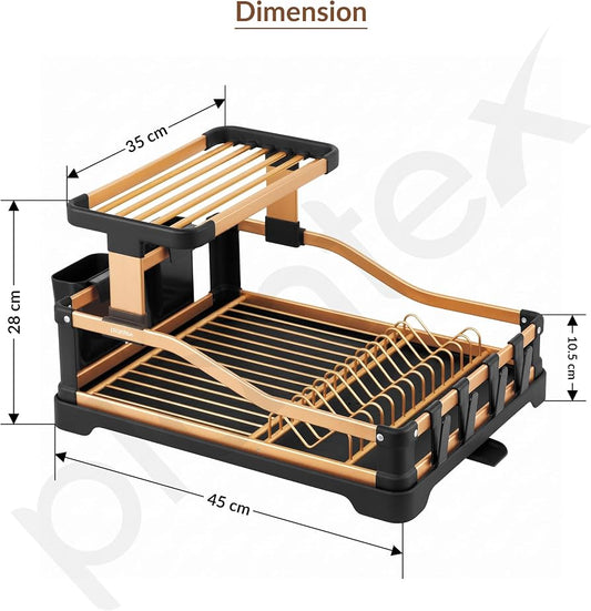 مشك صحون المنيوم مذهب من UniChef - Rekaz Home