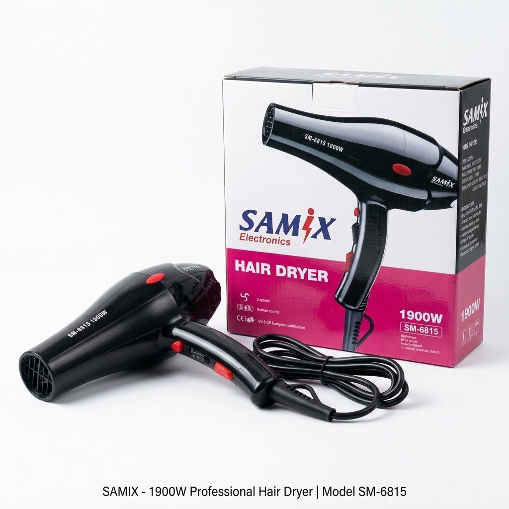 سشوار عالي الجودة 1900W من Samix - Rekaz Home