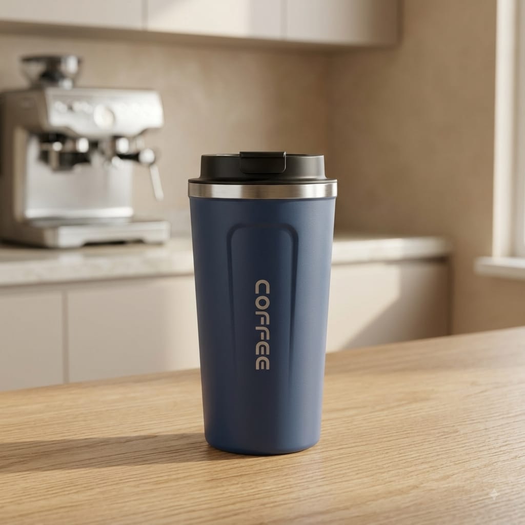 مج حراري ستانلس ستيل 480 مل coffee - Rekaz Home