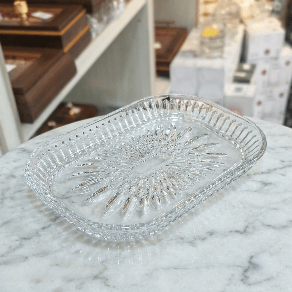 جاط ضيافة زجاج مستطيل 30*15 سم - Rekaz Home