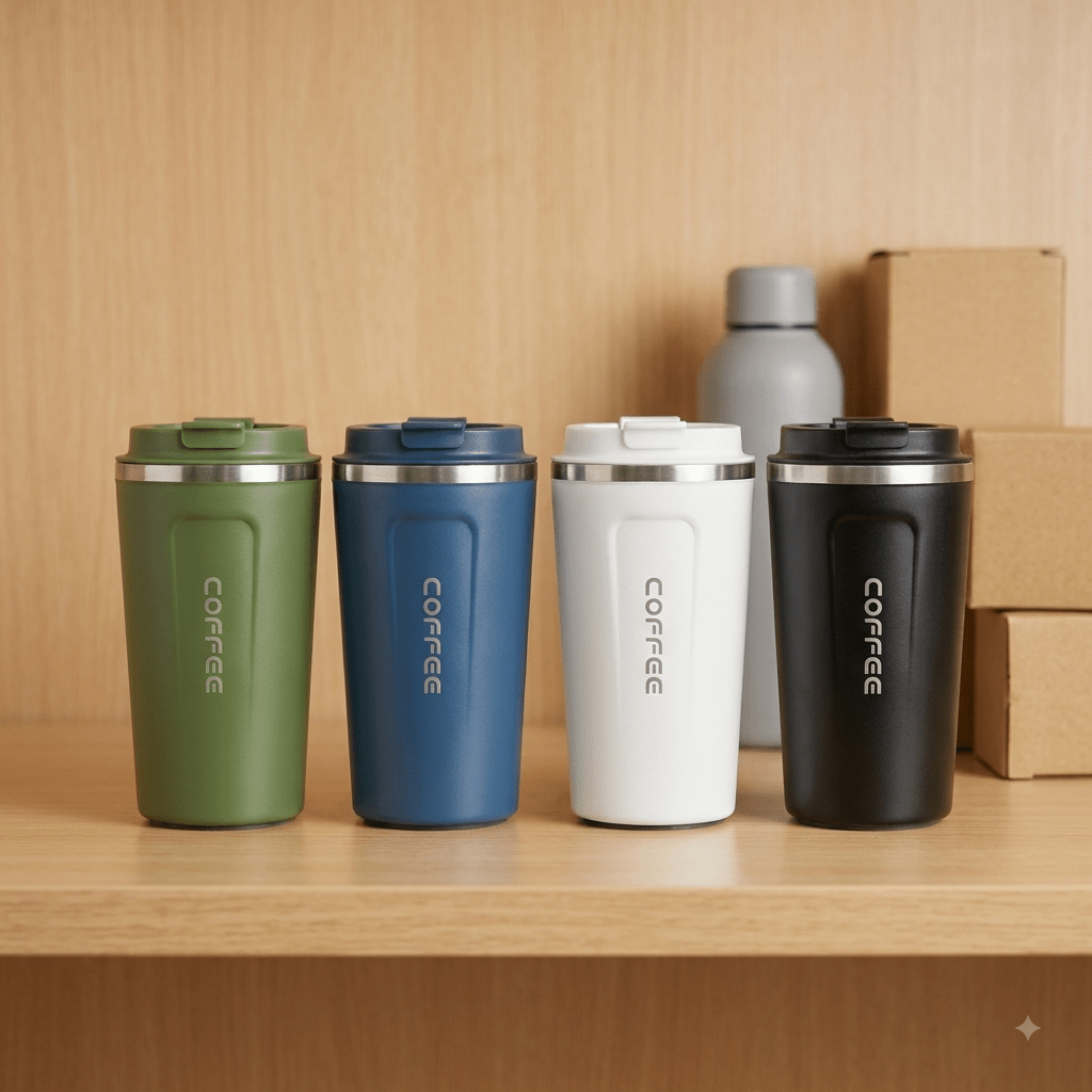 مج حراري ستانلس ستيل 480 مل coffee - Rekaz Home