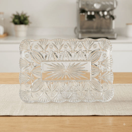 جاط ضيافة زجاج مستطيل 30*15 سم - Rekaz Home